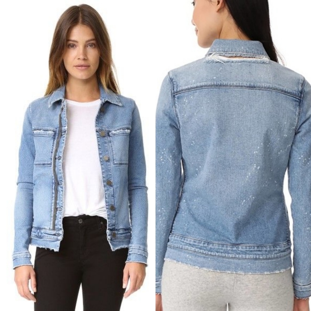RtA distressed denim jacket